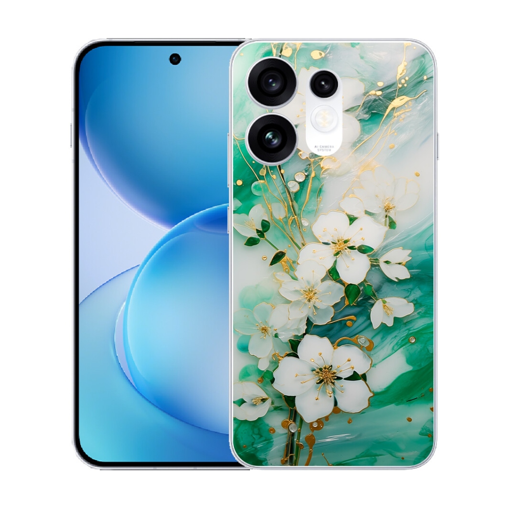 mmCase gél tok az Oppo Reno 16 5G-hez – finom virágok