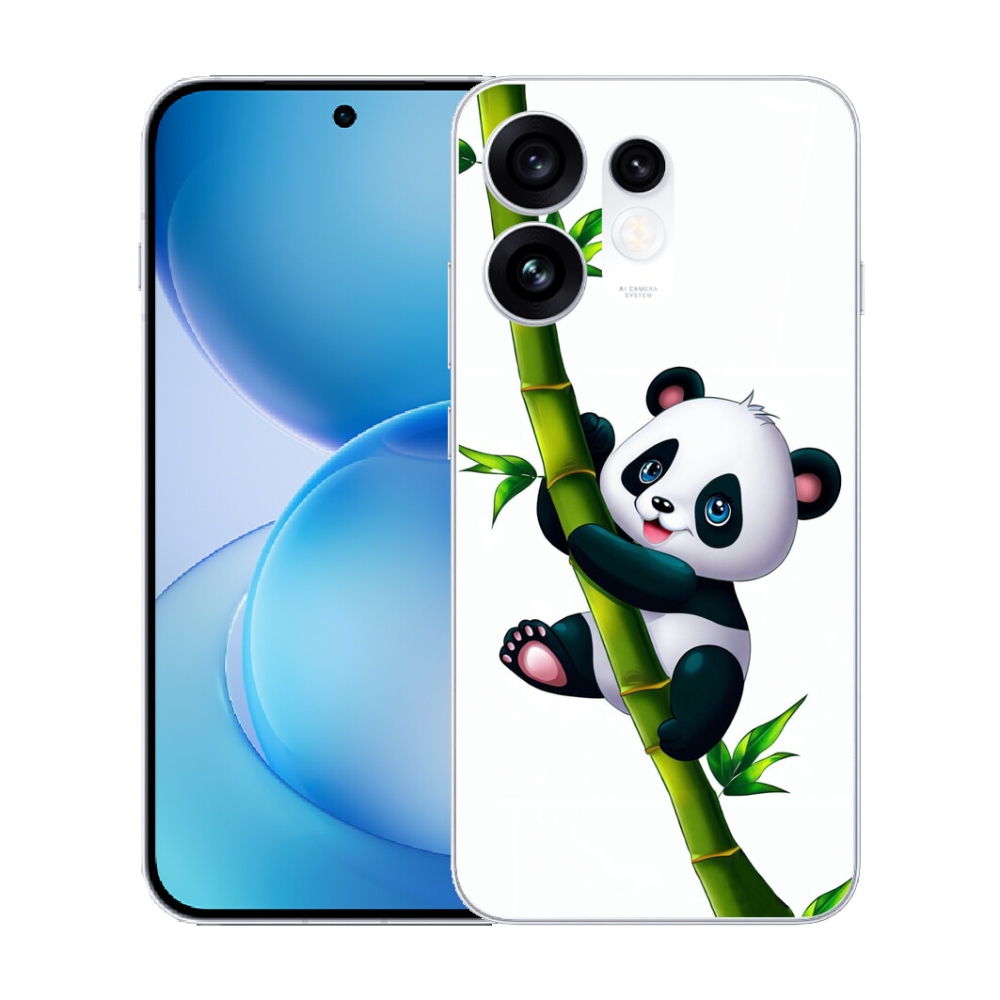 mmCase gélhuzat az Oppo Reno 16 5G-hez – panda bambuszon