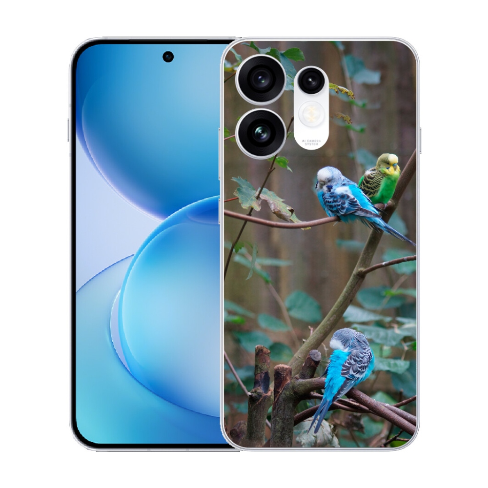 mmCase géltok az Oppo Reno 16 5G-hez – papagájok egy ágon