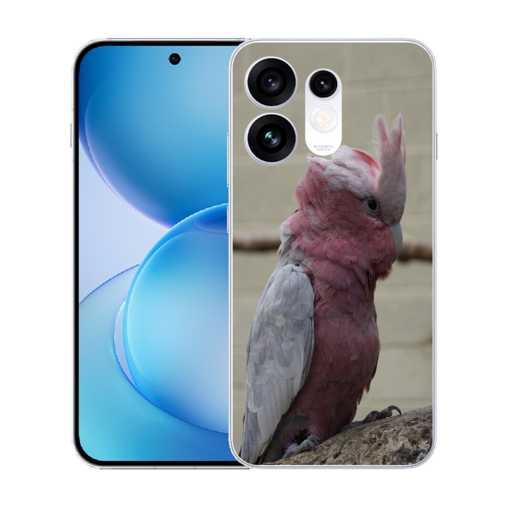 mmCase géltok az Oppo Reno 16 5G-hez – rózsaszín kakadu papagáj