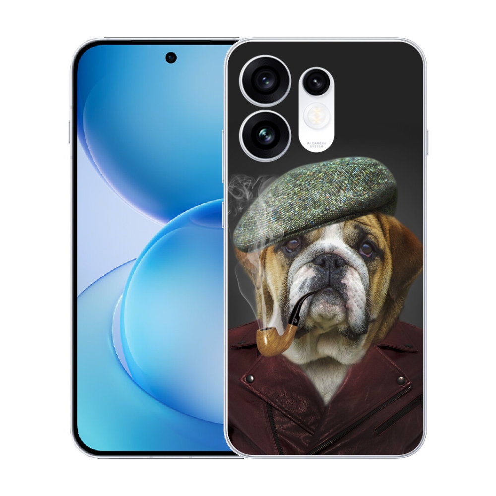 mmCase géltok az Oppo Reno 16 5G-hez – pipázó kutya