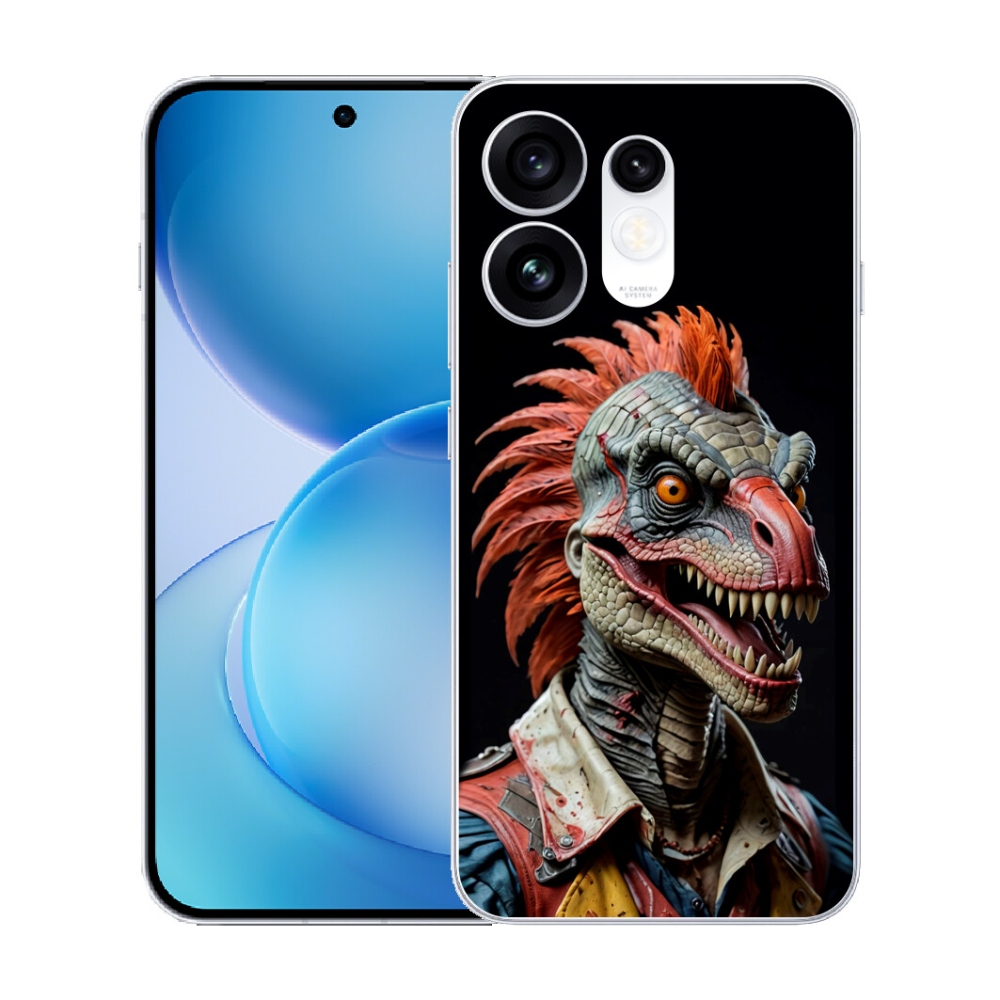 mmCase géltok az Oppo Reno 16 5G-hez – punk dinoszaurusz