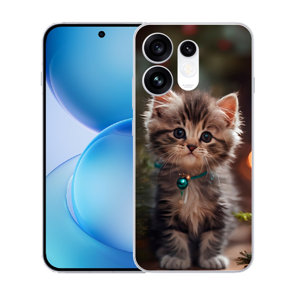 mmCase gél tok az Oppo Reno 16 5G-hez – aranyos cica 11