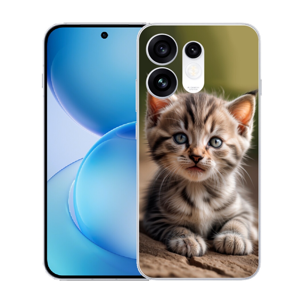 mmCase gél tok az Oppo Reno 16 5G-hez – aranyos cica 9