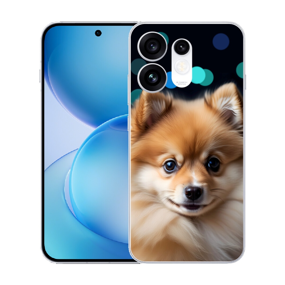 mmCase gél tok az Oppo Reno 16 5G-hez – aranyos pomerániai