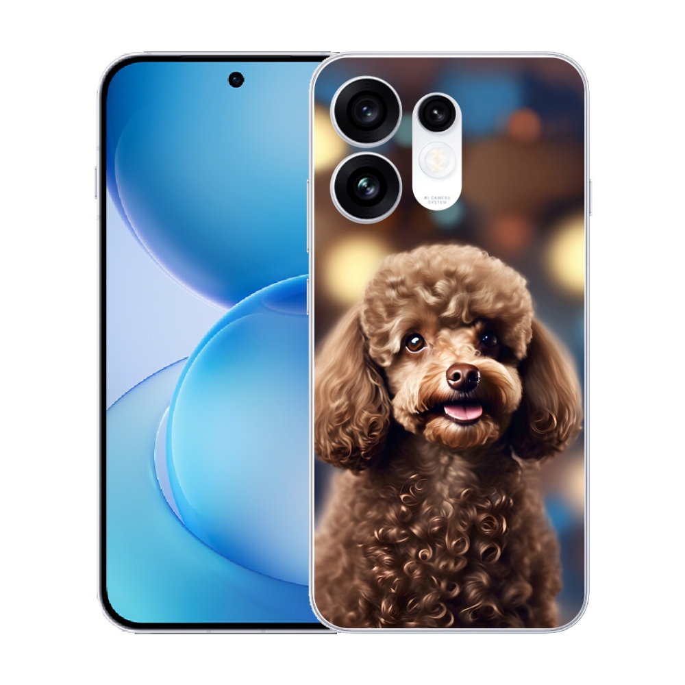 mmCase gél tok az Oppo Reno 16 5G-hez – aranyos pudli