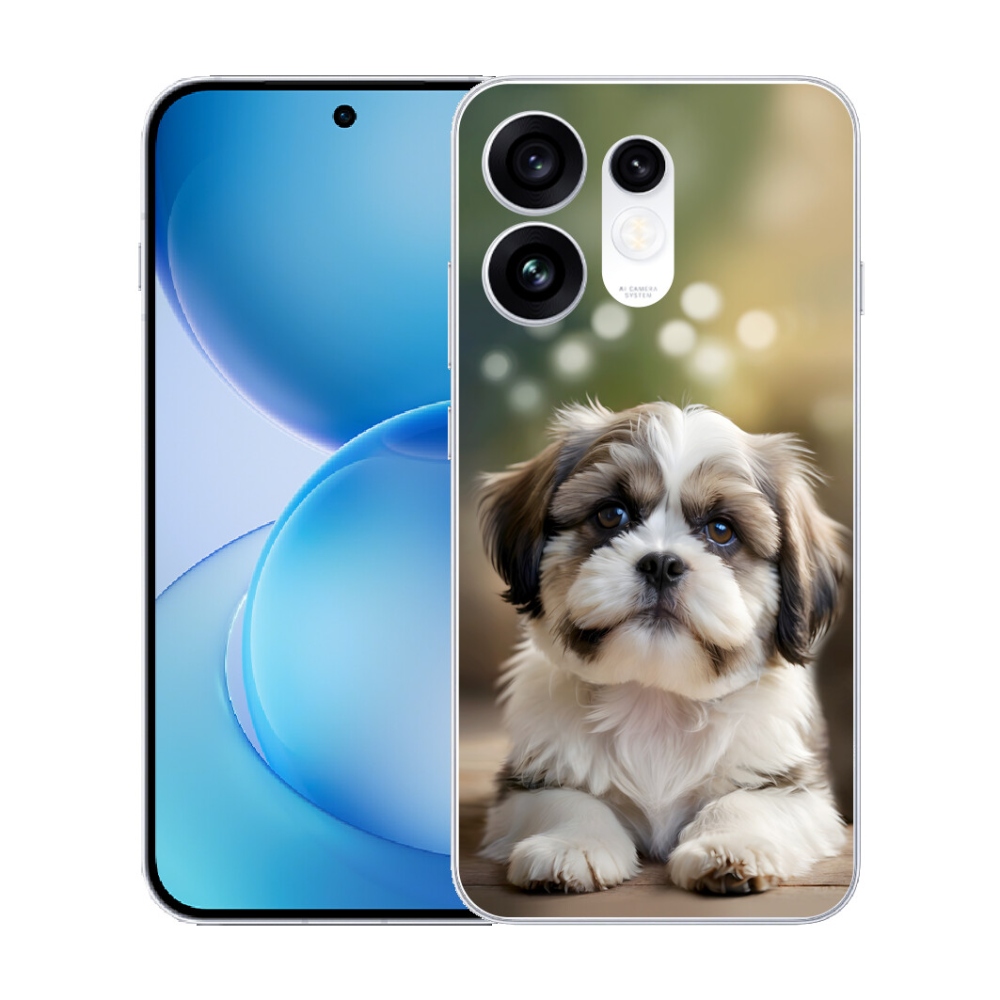 mmCase gél tok az Oppo Reno 16 5G-hez – aranyos shih-tzu