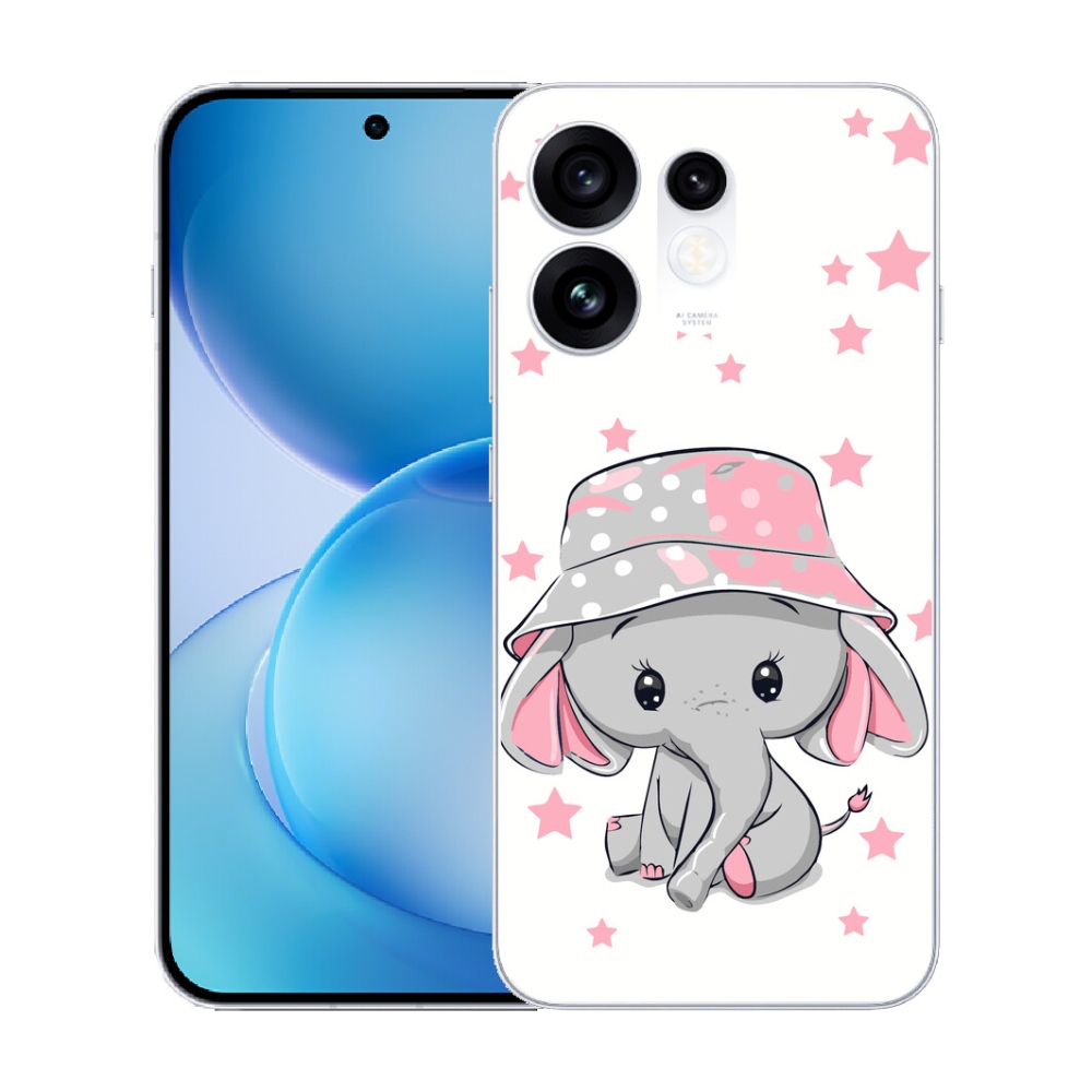 mmCase géltok az Oppo Reno 16 5G-hez – rózsaszín elefánt
