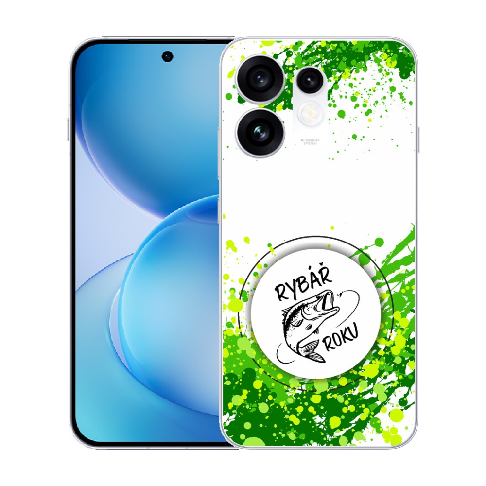 mmCase géltok az Oppo Reno 16 5G-hez – „Az év horgásza” fehér háttérrel