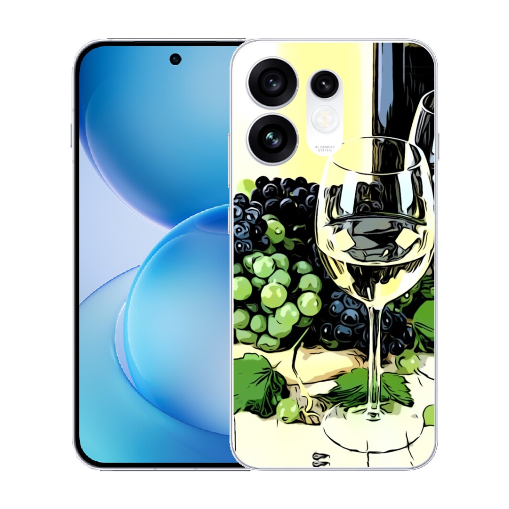 mmCase gél tok az Oppo Reno 16 5G-hez – egy pohár bor