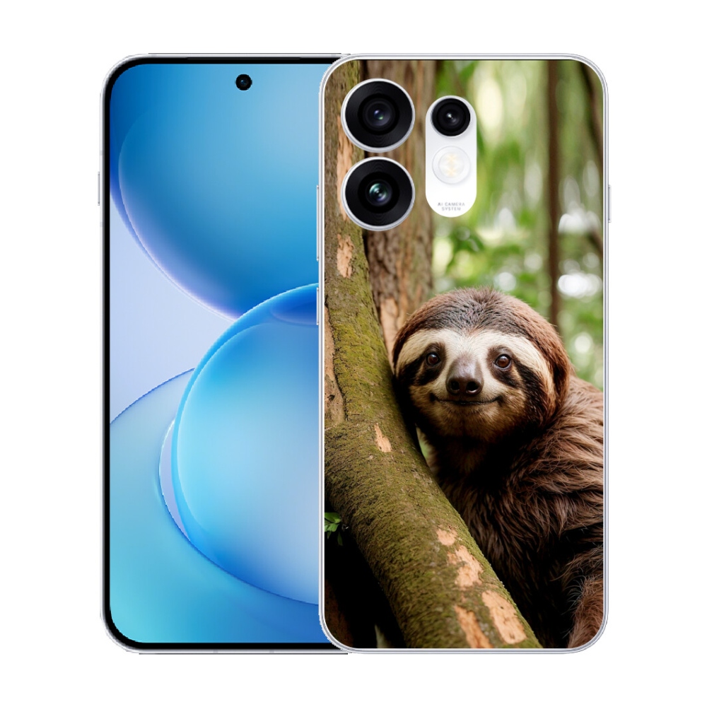 mmCase géltok az Oppo Reno 16 5G-hez – mosolygós lajhár