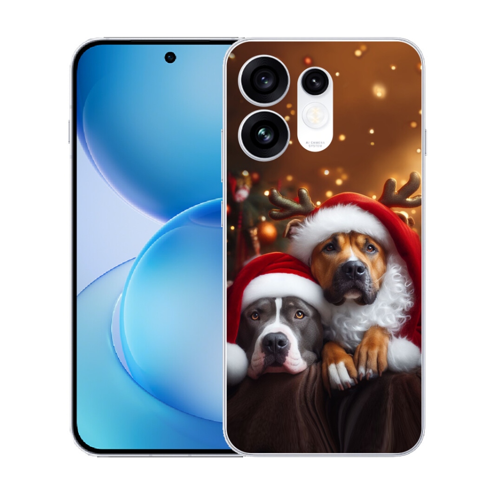 mmCase géltok az Oppo Reno 16 5G-hez – karácsonyi kutyák