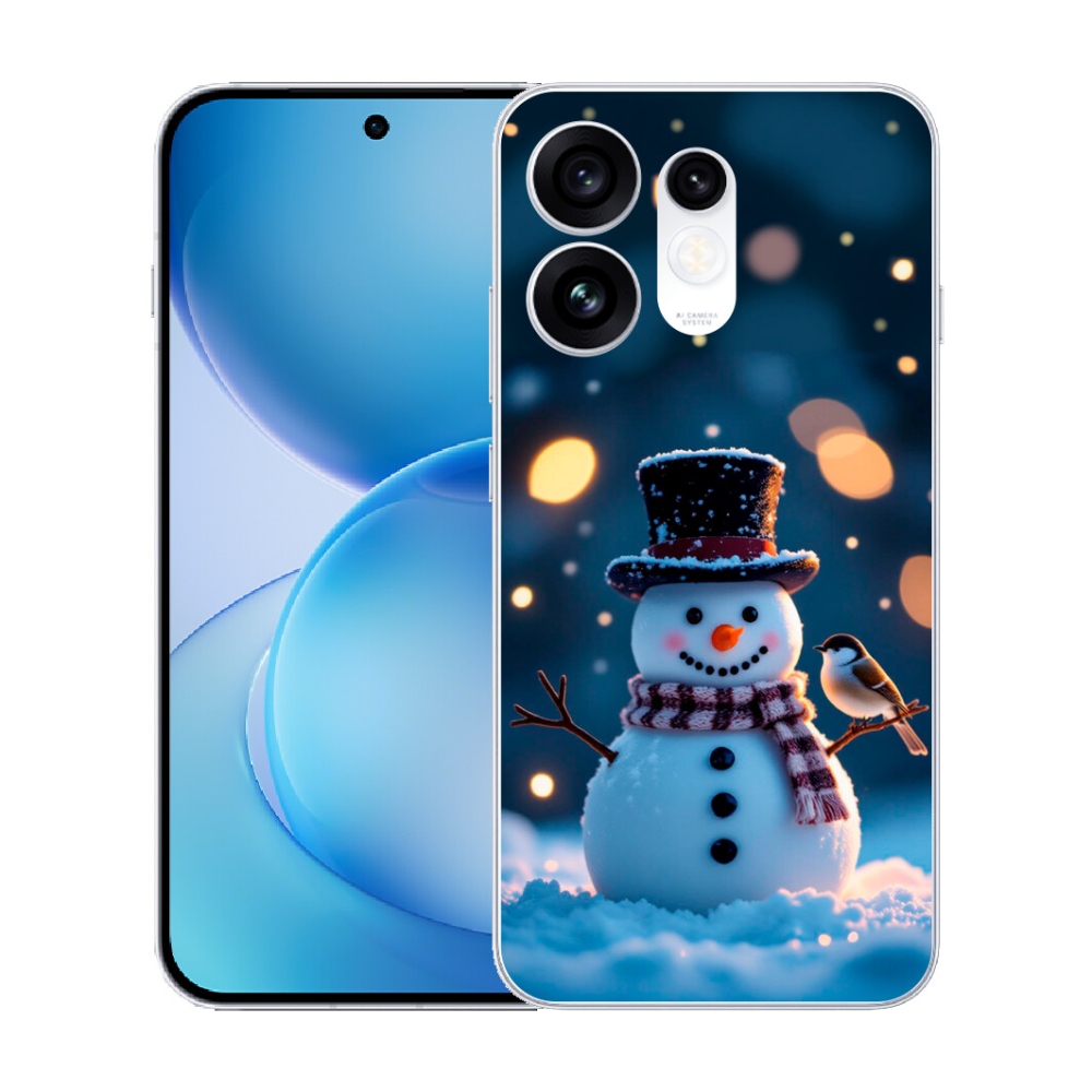 mmCase géltok az Oppo Reno 16 5G-hez – karácsonyi hóember