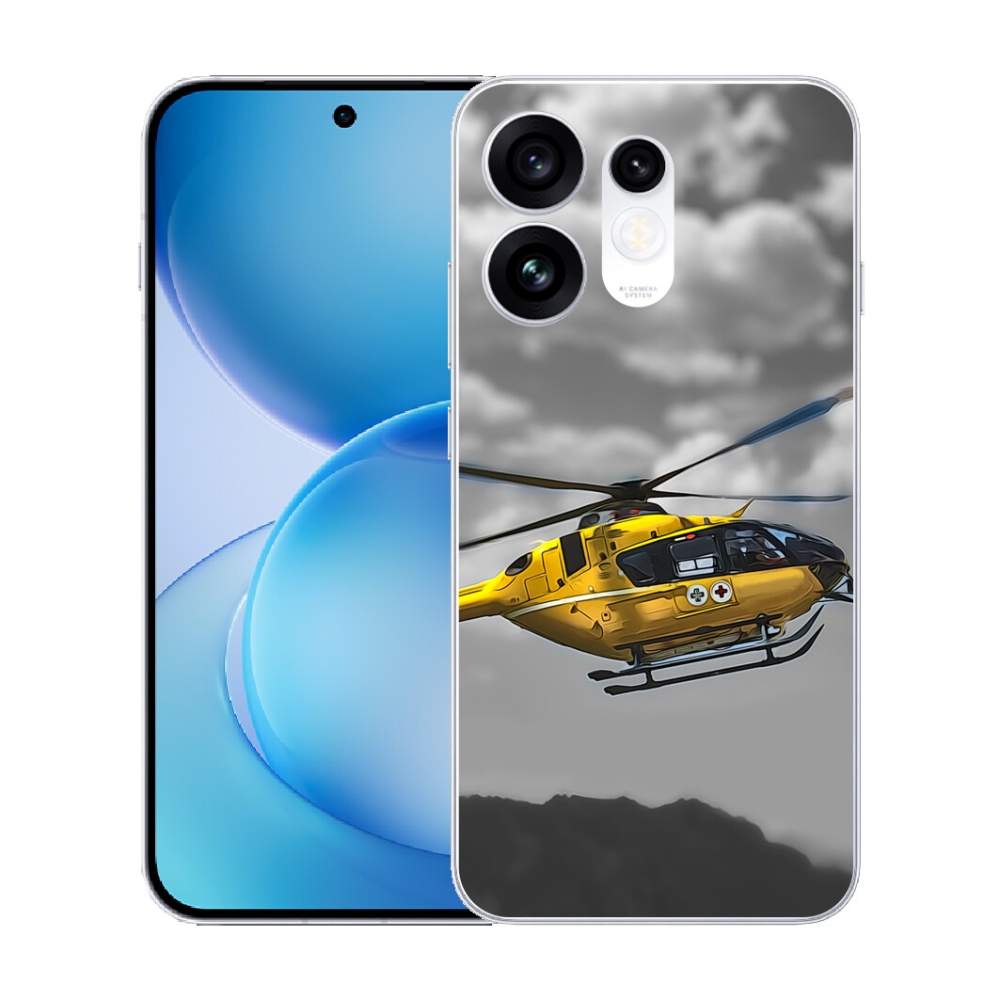mmCase géltok az Oppo Reno 16 5G-hez – sárga helikopter