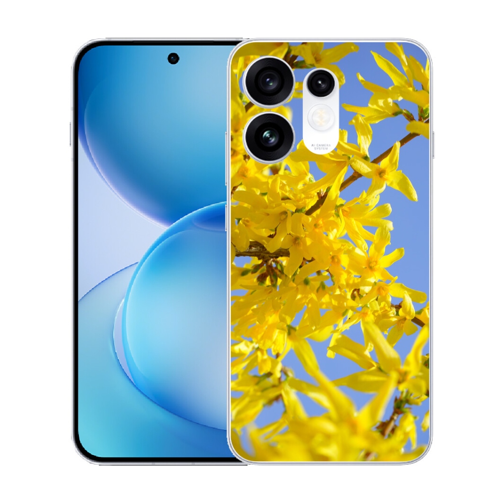 mmCase géltok az Oppo Reno 16 5G-hez – sárga virágok