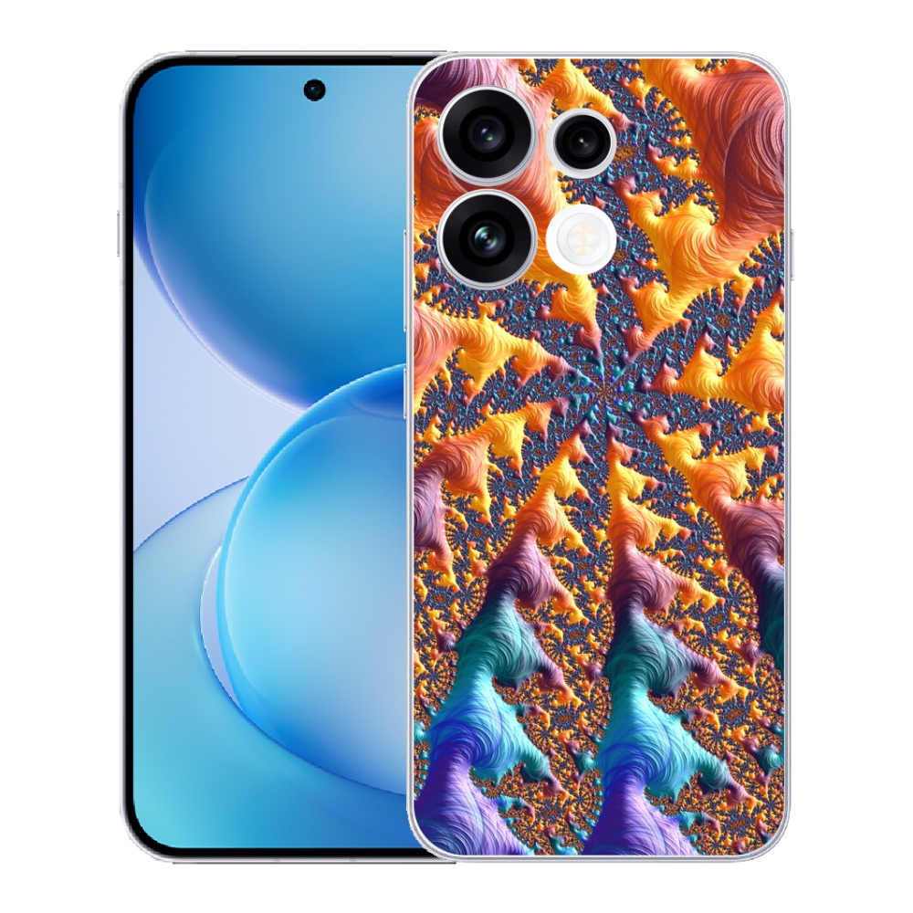 mmCase gélhuzat az Oppo Reno 16 FS 5G-hez – absztrakt motívum 23
