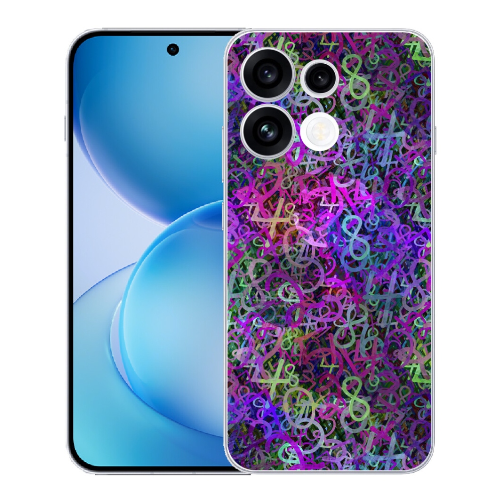 mmCase gélhuzat az Oppo Reno 16 FS 5G-hez – absztrakt motívum 25