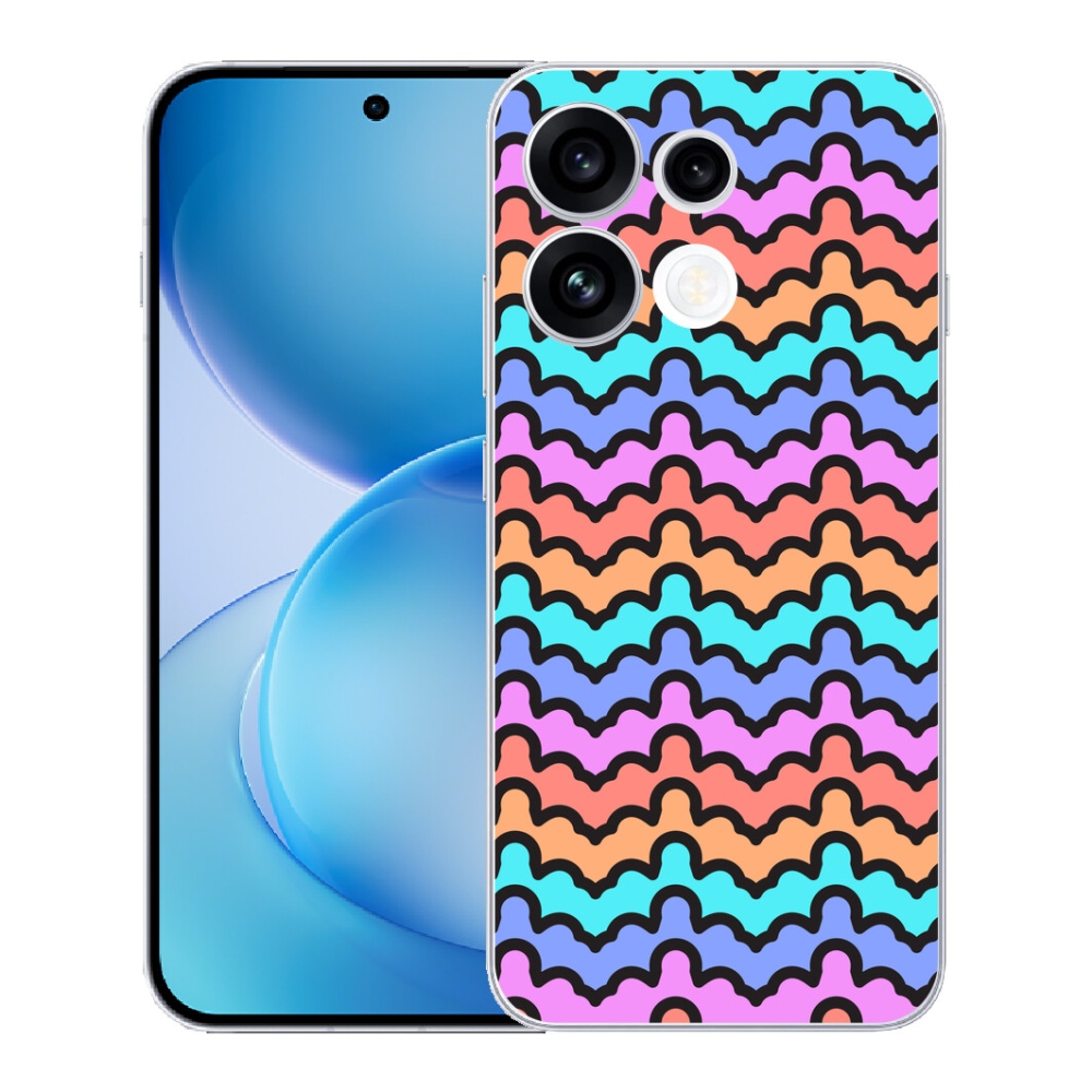 mmCase gélhuzat az Oppo Reno 16 FS 5G-hez – absztrakt motívum 30