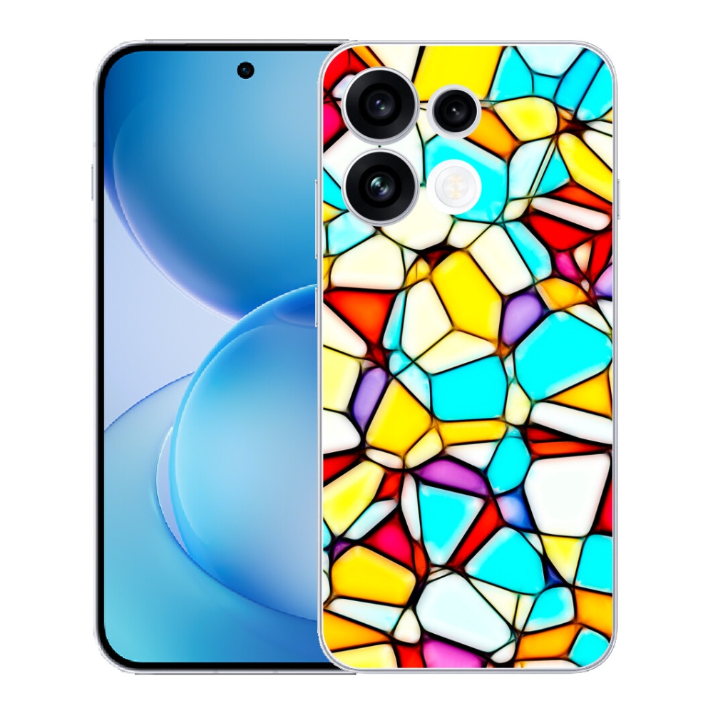 mmCase gélhuzat az Oppo Reno 16 FS 5G-hez – absztrakt motívum 40