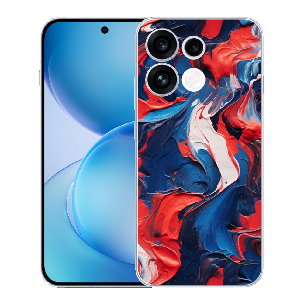mmCase gélhuzat az Oppo Reno 16 FS 5G-hez – absztrakt motívum 7