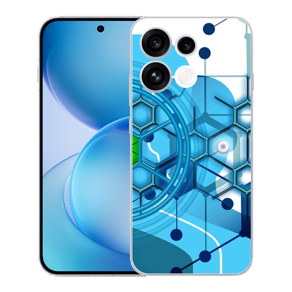 mmCase gél tok az Oppo Reno 16 FS 5G-hez – absztrakt minta 2