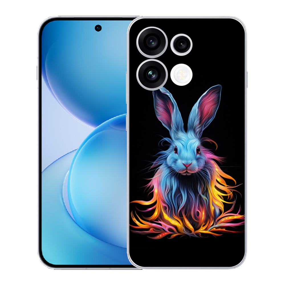 mmCase géltok az Oppo Reno 16 FS 5G-hez – absztrakt nyúl