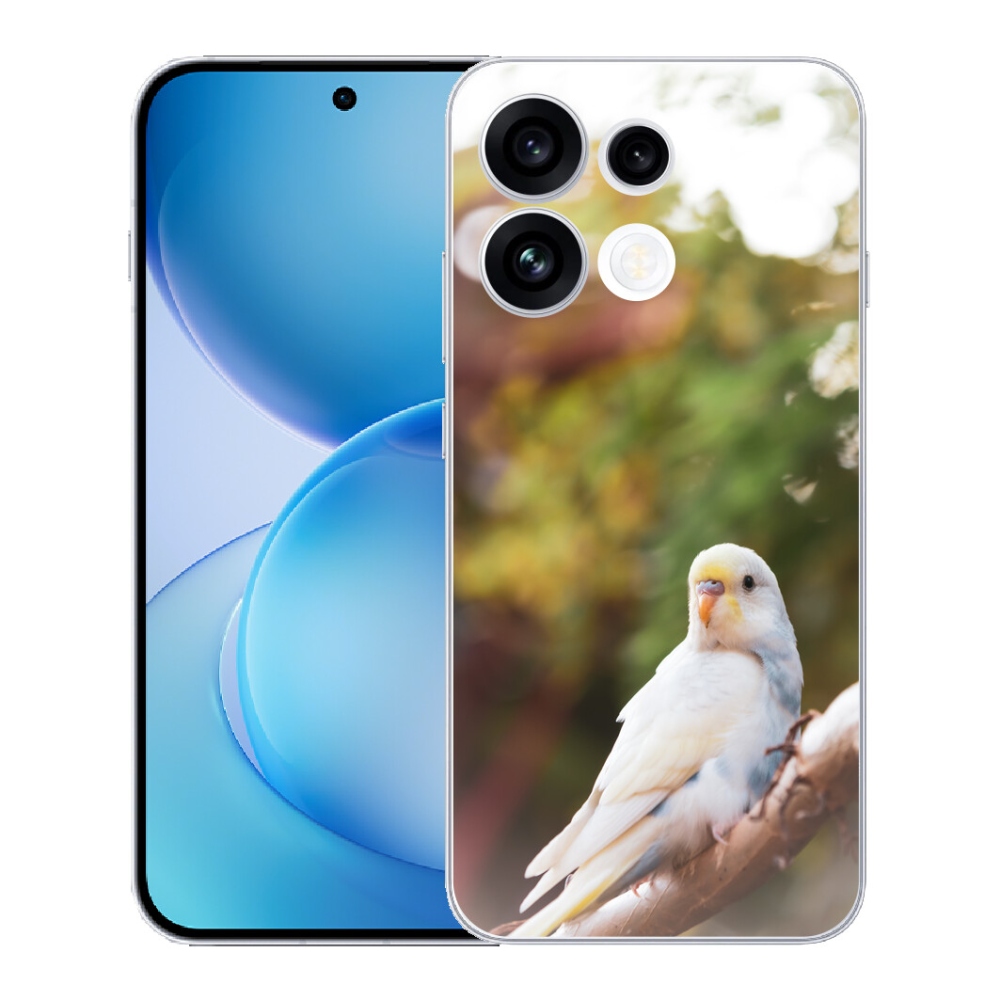 mmCase géltok az Oppo Reno 16 FS 5G-hez – fehér papagáj