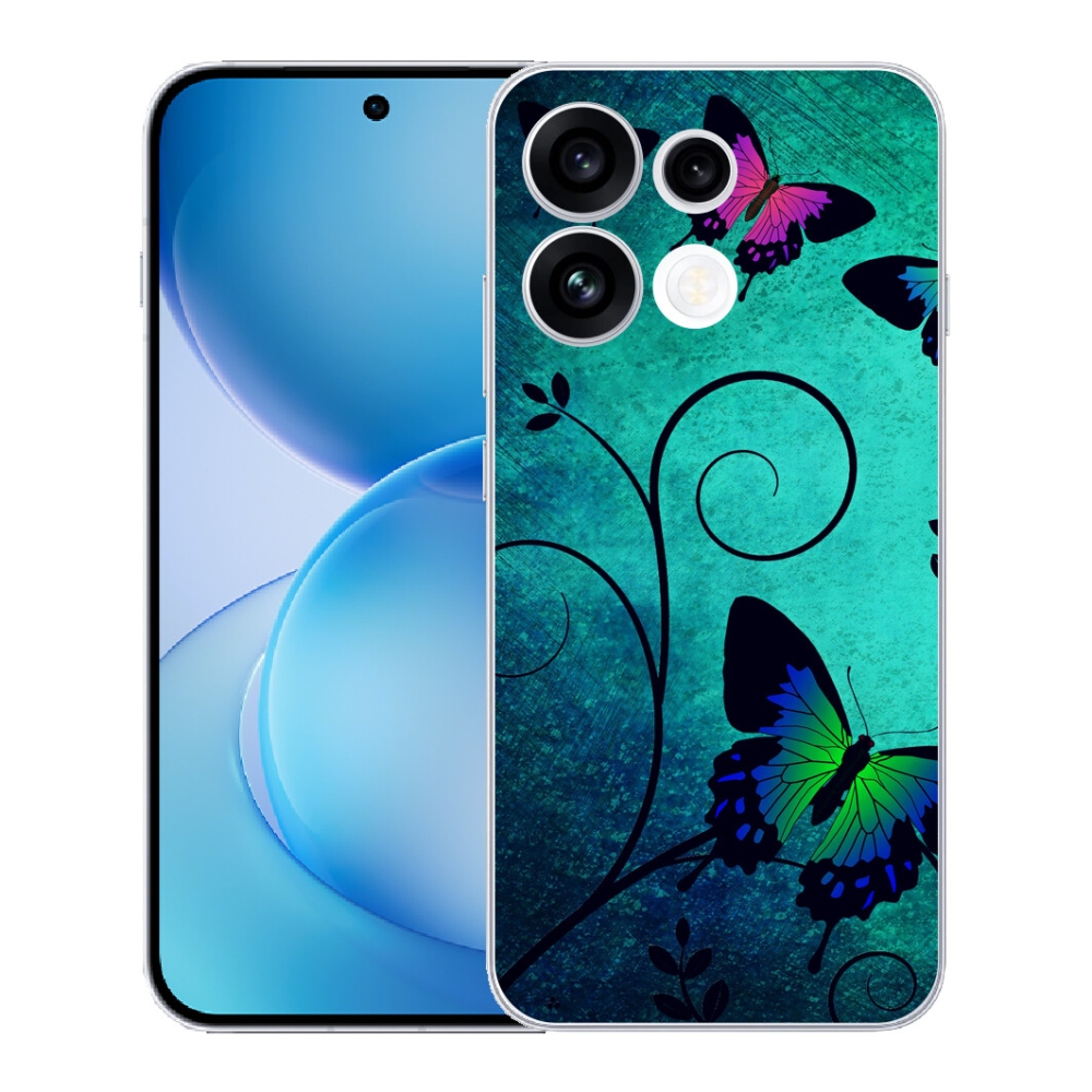 mmCase géltok az Oppo Reno 16 FS 5G-hez – színes pillangók