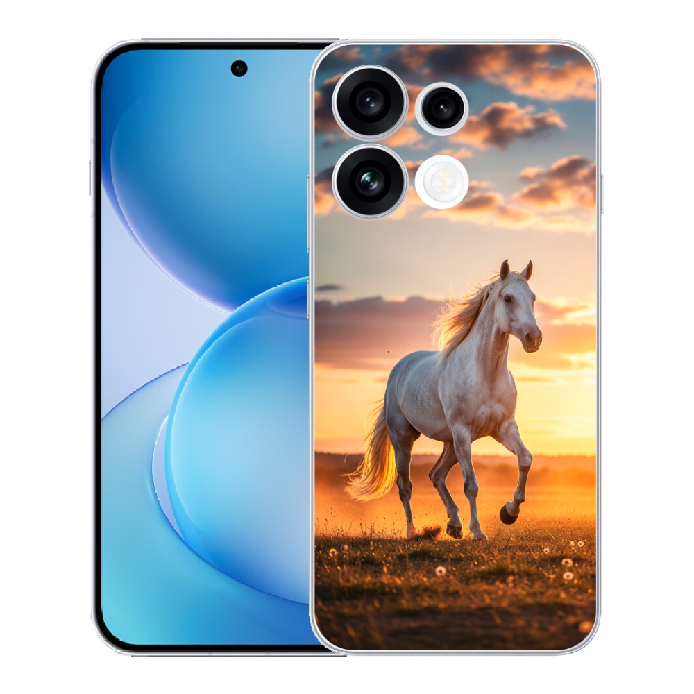 mmCase géltok az Oppo Reno 16 FS 5G-hez – futó fehér ló 2