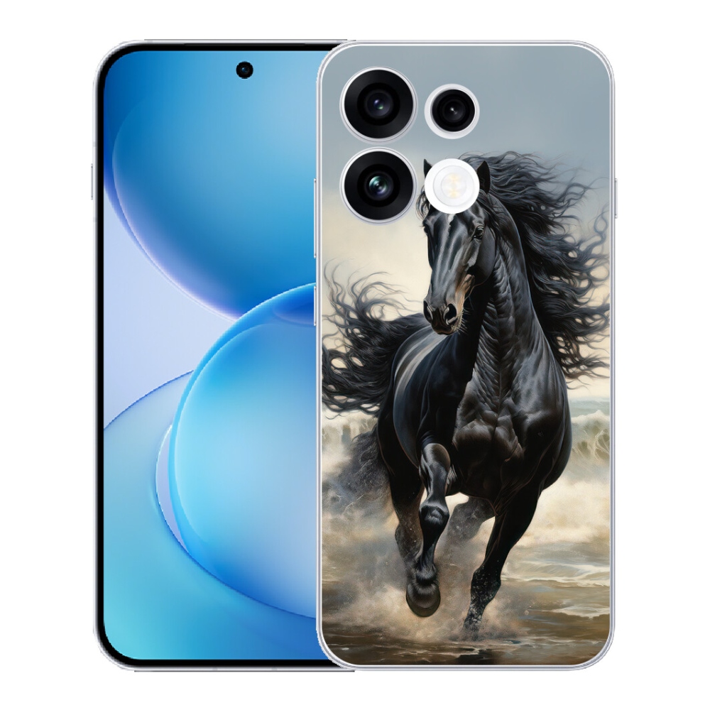mmCase géltok az Oppo Reno 16 FS 5G-hez – futó fekete ló