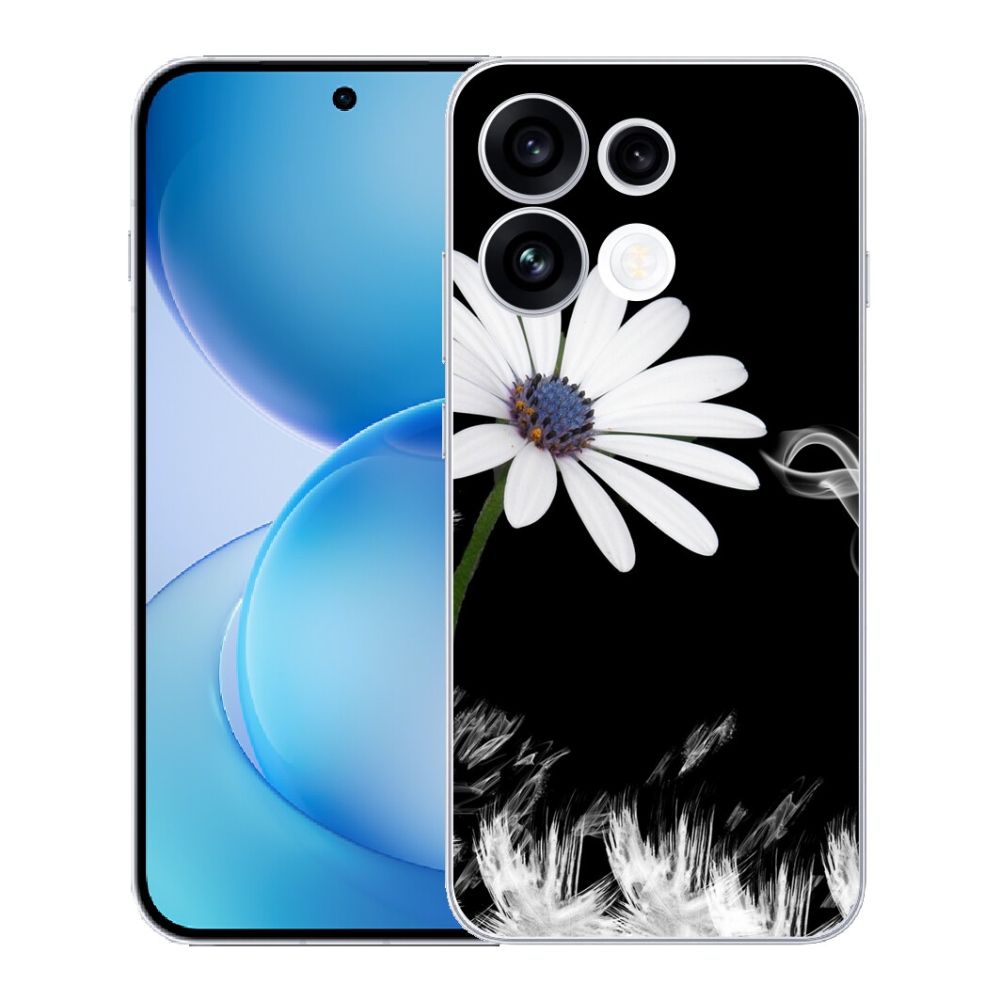 mmCase géltok az Oppo Reno 16 FS 5G-hez – fehér virág