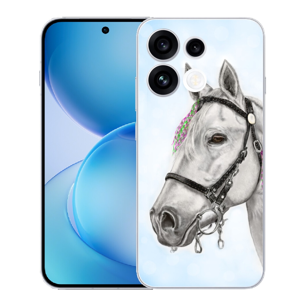 mmCase géltok az Oppo Reno 16 FS 5G-hez – fehér ló 1