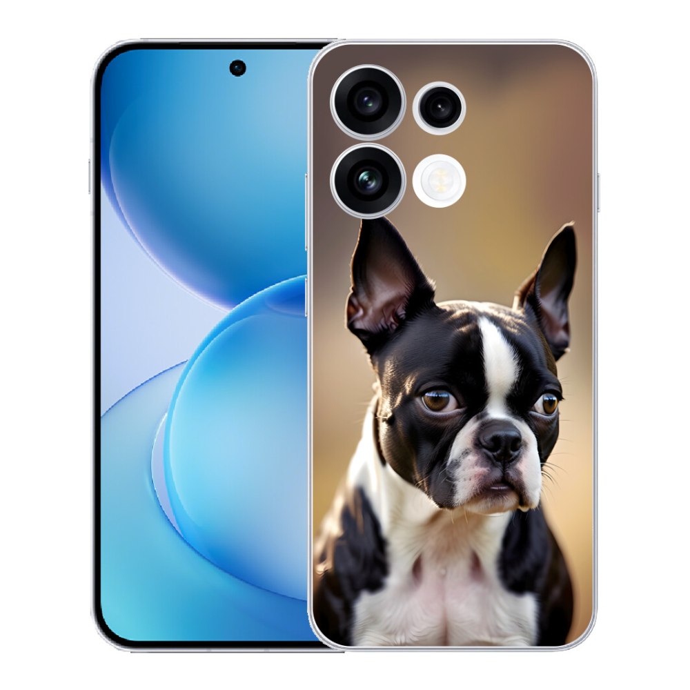 mmCase gél tok az Oppo Reno 16 FS 5G-hez – bostoni terrier