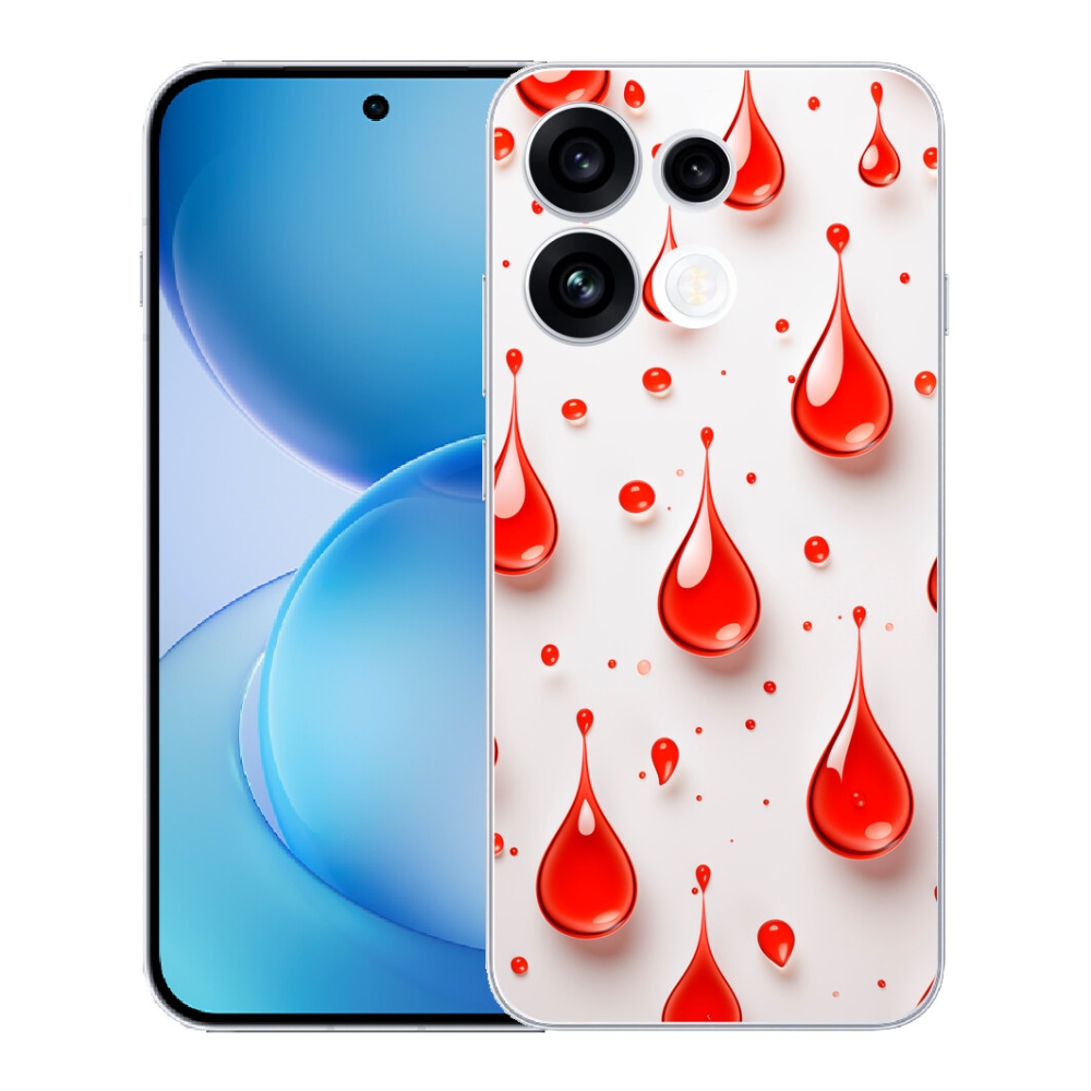 mmCase géltok az Oppo Reno 16 FS 5G-hez – piros cseppek