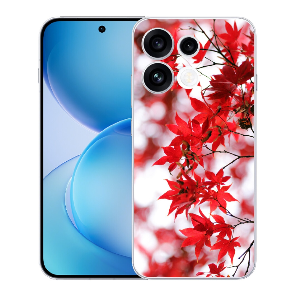 mmCase géltok az Oppo Reno 16 FS 5G-hez – vörös levelek