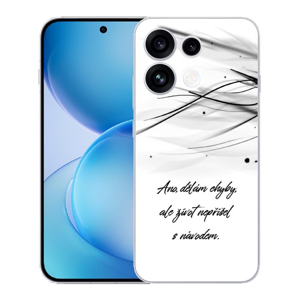 mmCase géltok az Oppo Reno 16 FS 5G-hez – idézet fehér háttérrel