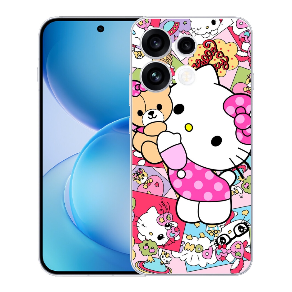 mmCase géltok az Oppo Reno 16 FS 5G-hez – aranyos cica