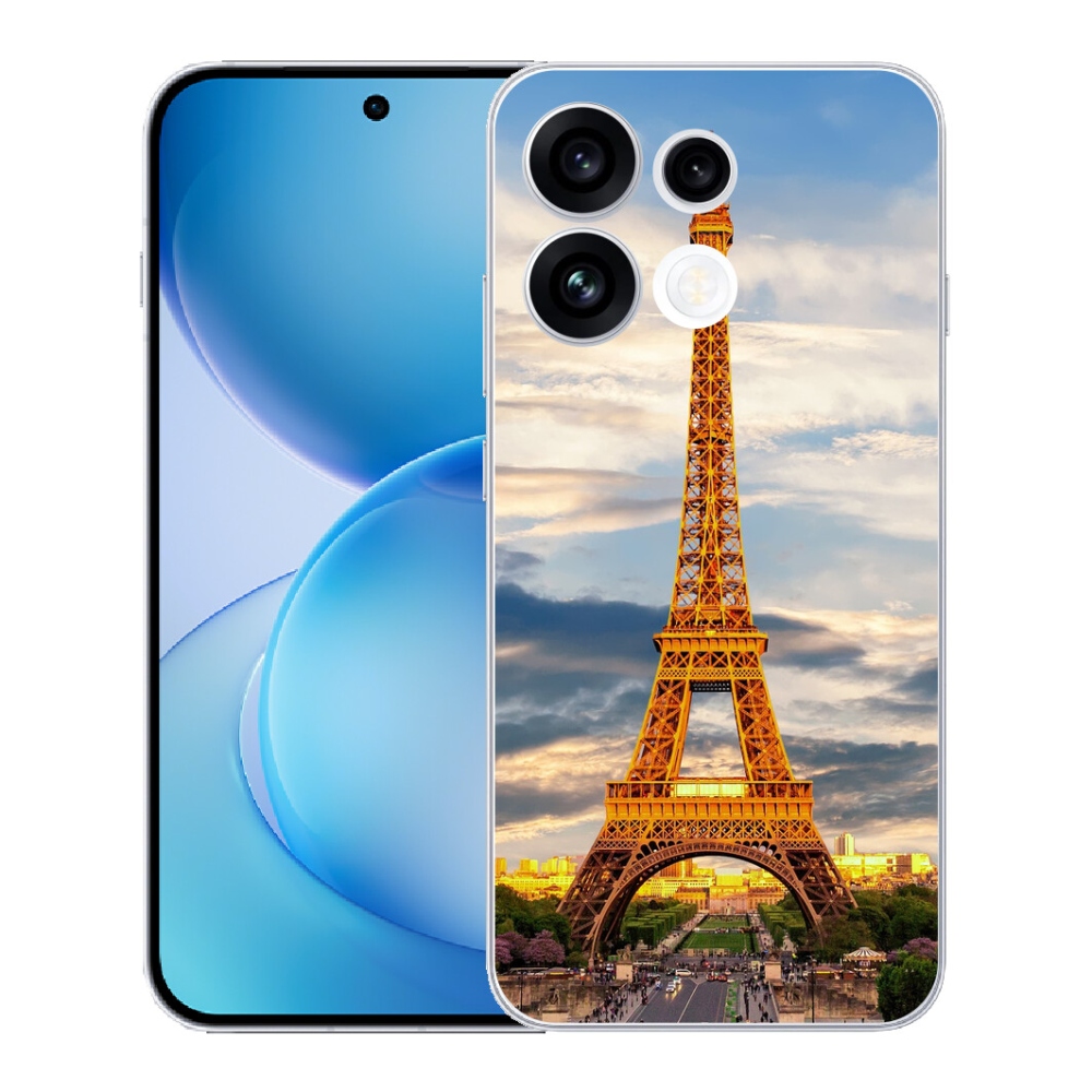 mmCase gél tok az Oppo Reno 16 FS 5G-hez – Eiffel-torony 3