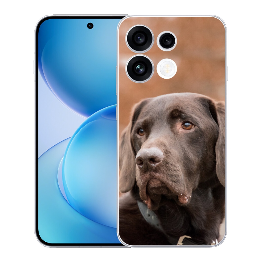 mmCase gél tok az Oppo Reno 16 FS 5G-hez – barna labrador