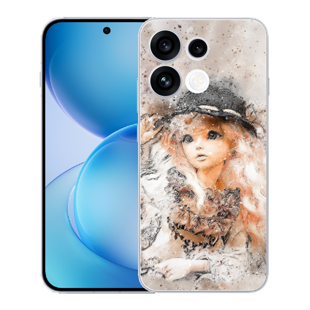 mmCase géltok az Oppo Reno 16 FS 5G-hez – kalapos kislány