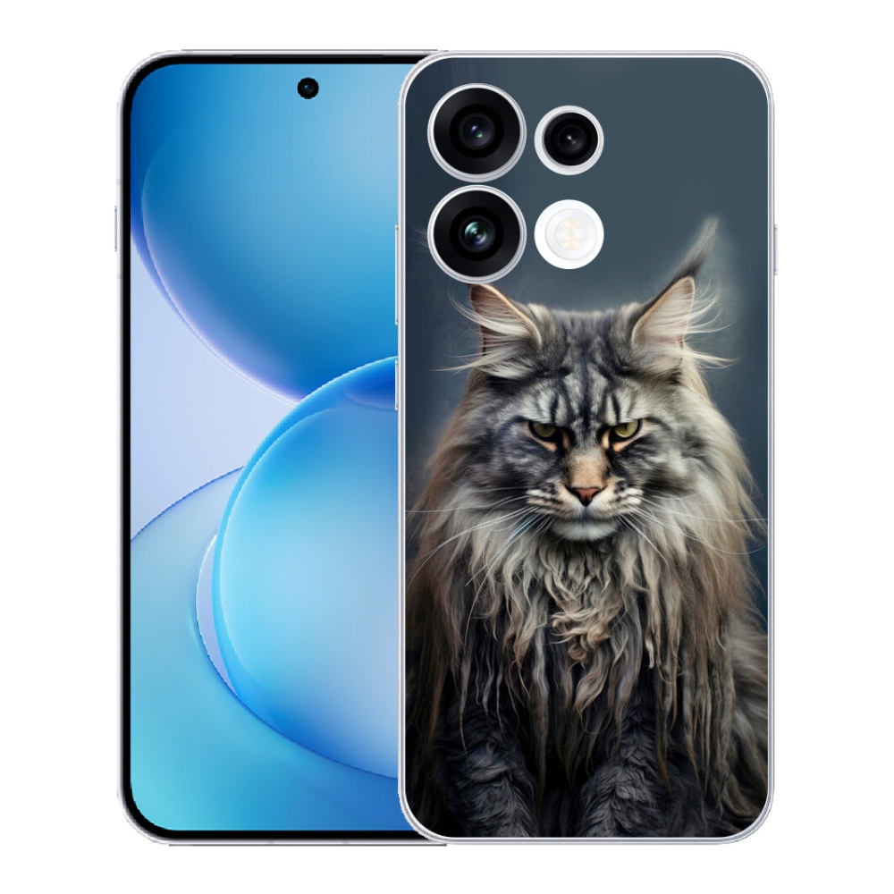 mmCase géltok az Oppo Reno 16 FS 5G-hez – macskás mintázat 4
