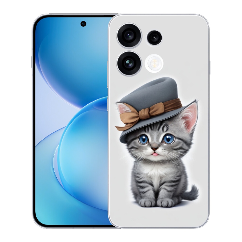 mmCase géltok az Oppo Reno 16 FS 5G-hez – kalapos cica