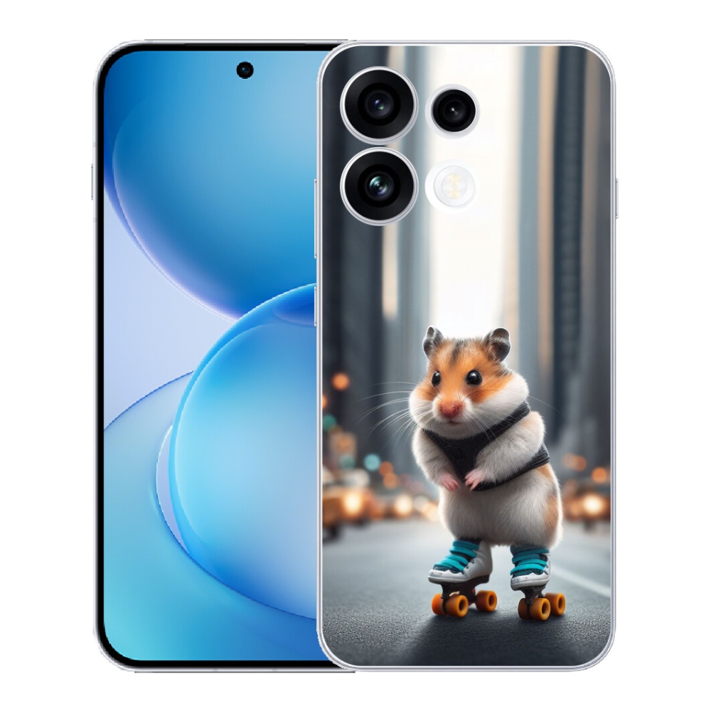 mmCase géltok az Oppo Reno 16 FS 5G-hez – görkorcsolyás hörcsög