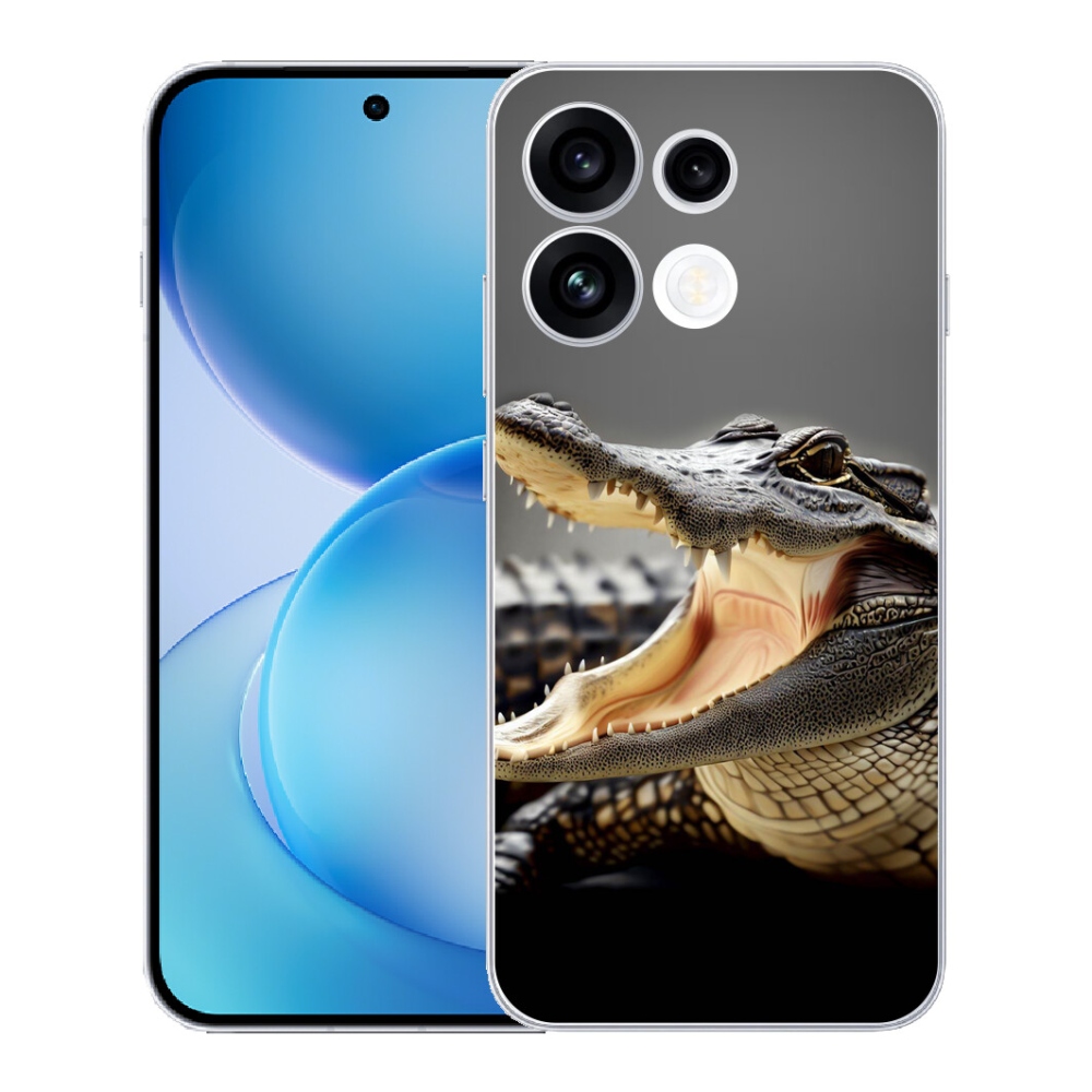 mmCase géltok az Oppo Reno 16 FS 5G-hez – krokodilminta