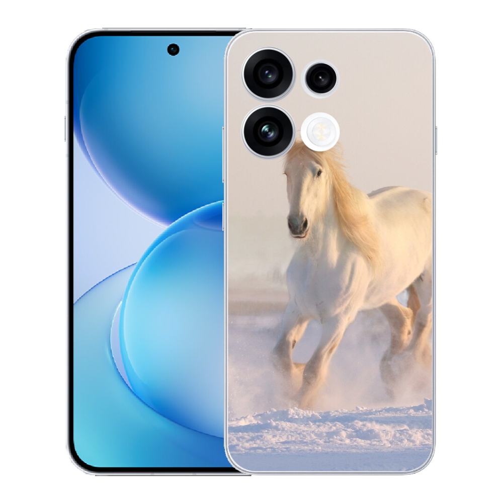 mmCase géltok az Oppo Reno 16 FS 5G-hez – ló a hóban