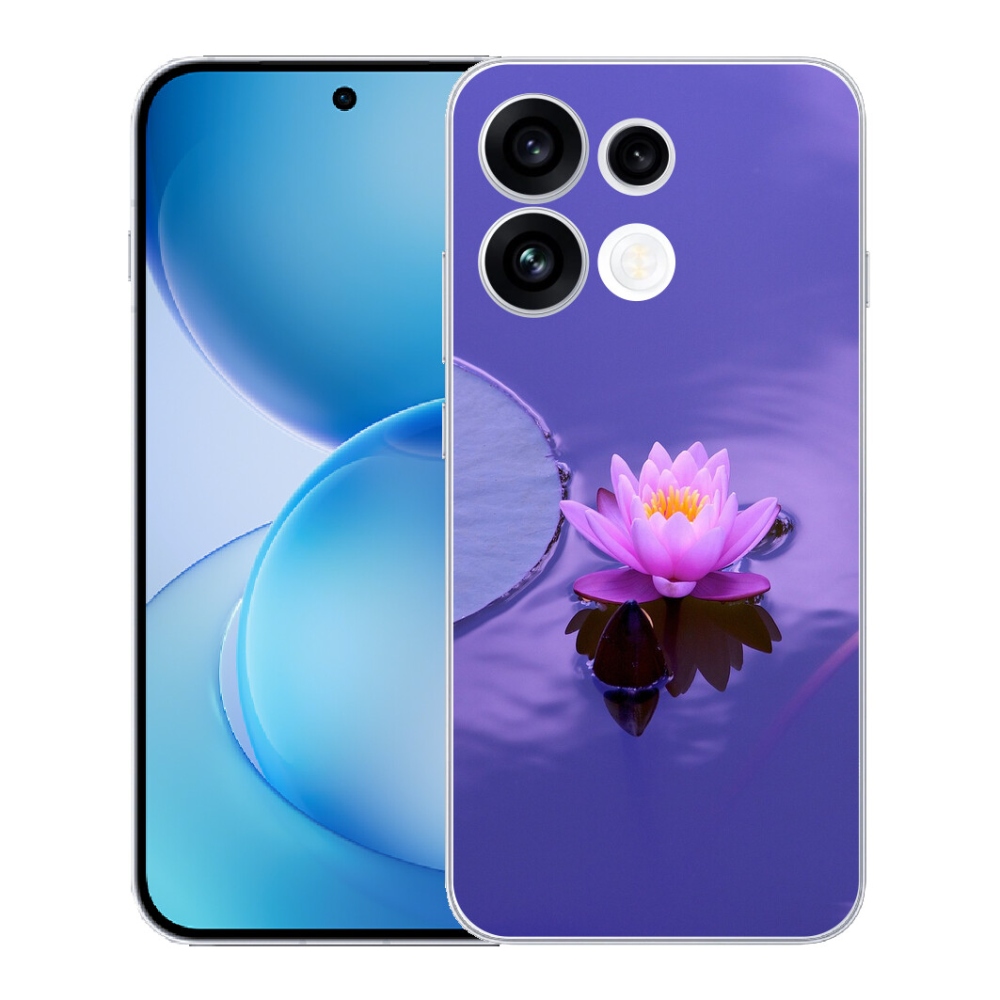 mmCase géltok az Oppo Reno 16 FS 5G-hez – virág a víz felszínén