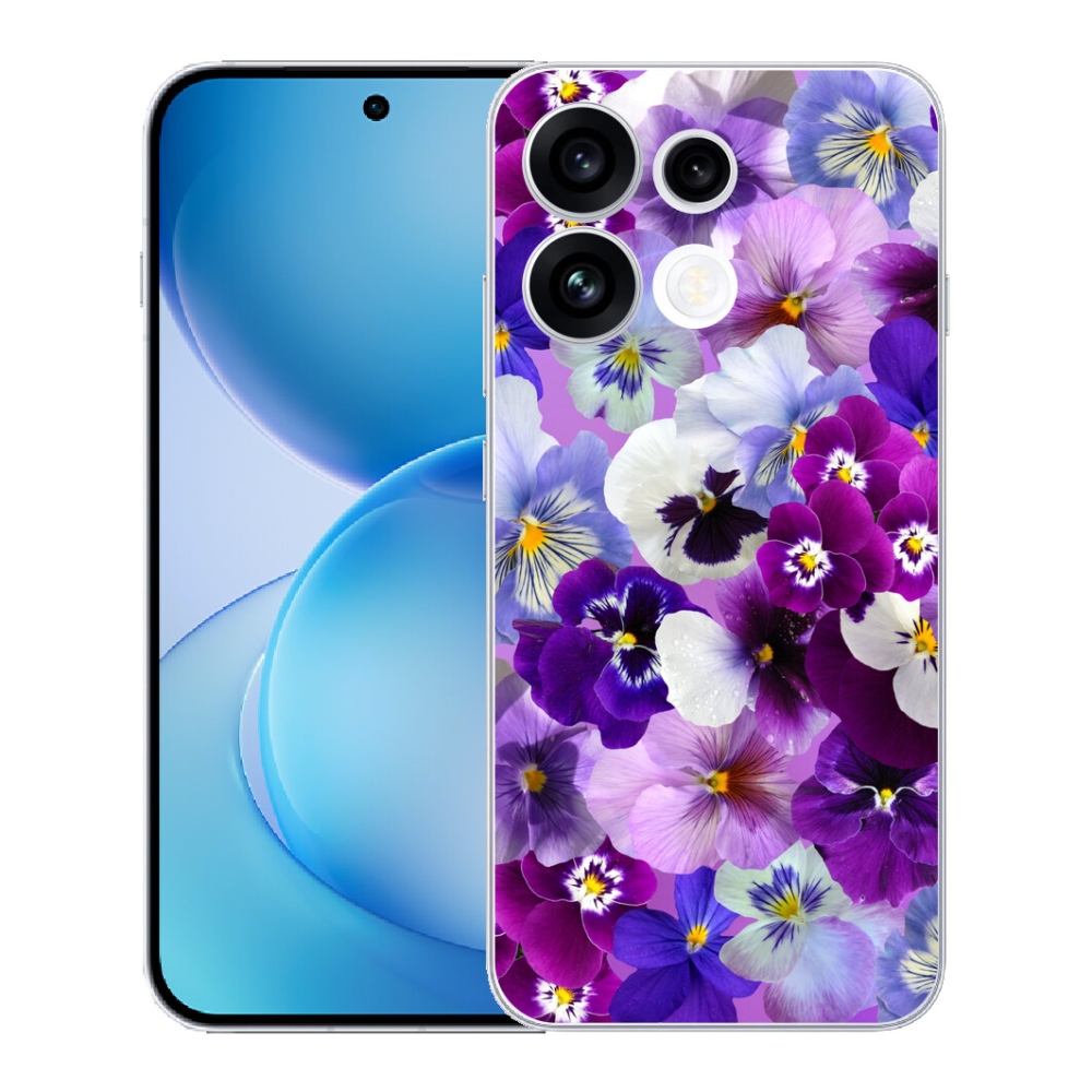 mmCase gél tok az Oppo Reno 16 FS 5G-hez – virágok 9