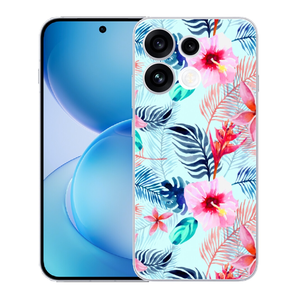 mmCase gélhuzat az Oppo Reno 16 FS 5G-hez – virágok
