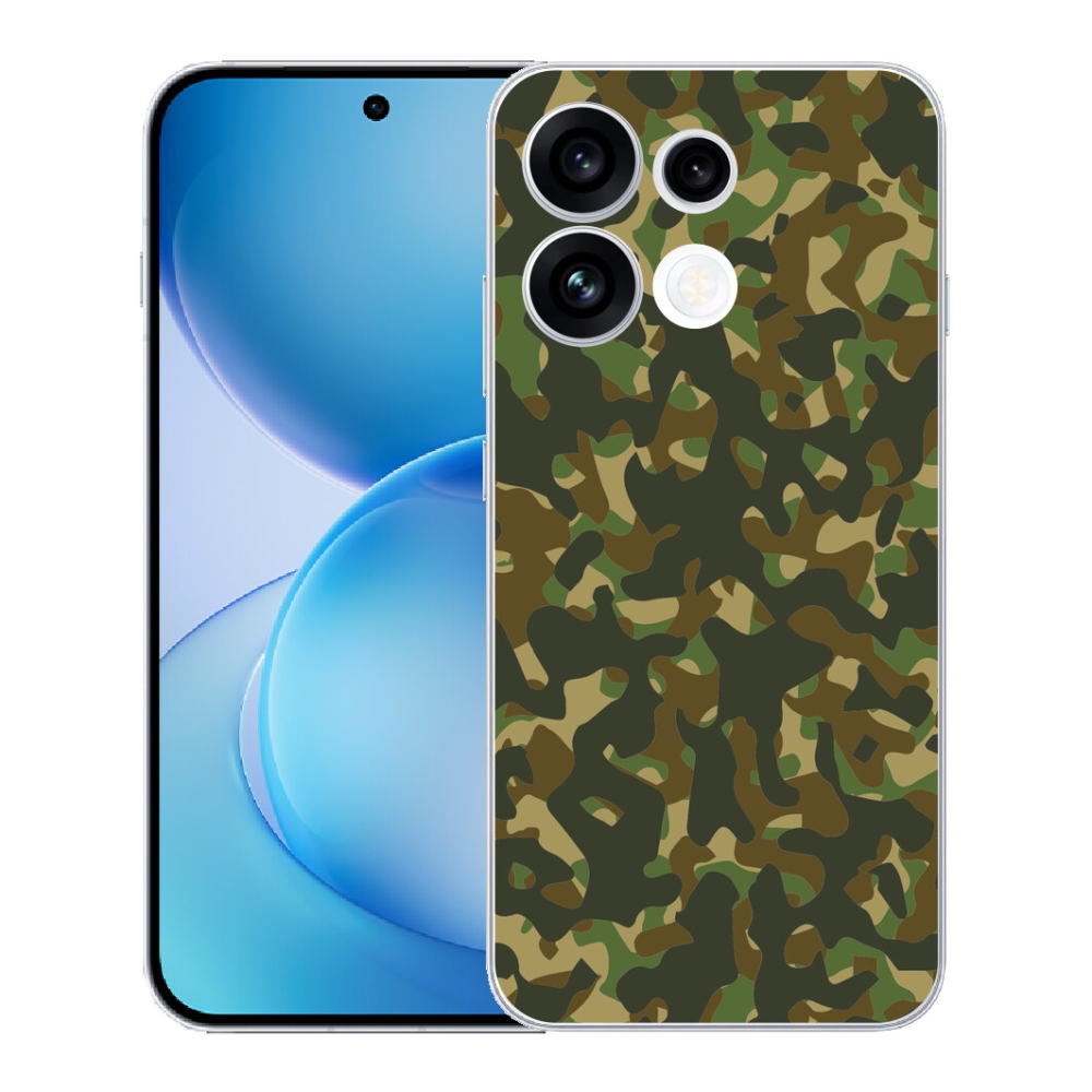 mmCase gél tok az Oppo Reno 16 FS 5G-hez – kamuflázs mintás 1