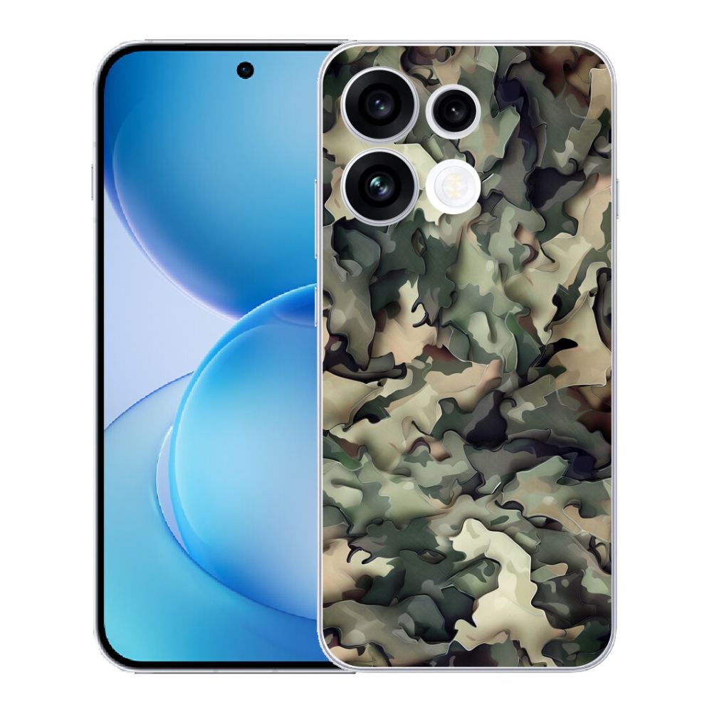 mmCase gél tok az Oppo Reno 16 FS 5G-hez – kamuflázs mintás 9